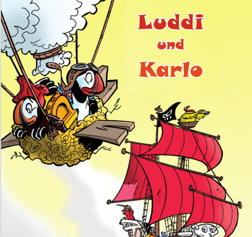Luddi und Karlo. Kinderbuch über zwei ungleiche Papageientaucher