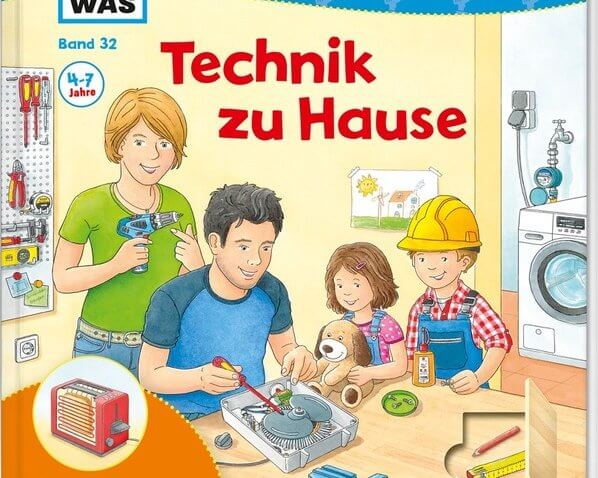 WAS IST WAS Junior Technik zu Hause eröffnet den Blick ins Innere der technischen Geräte und erklärt sie in altersgerechter Weise! So entdecken Kinder ab 4 Jahren über zahlreiche Klappen, wie Technik funktioniert.