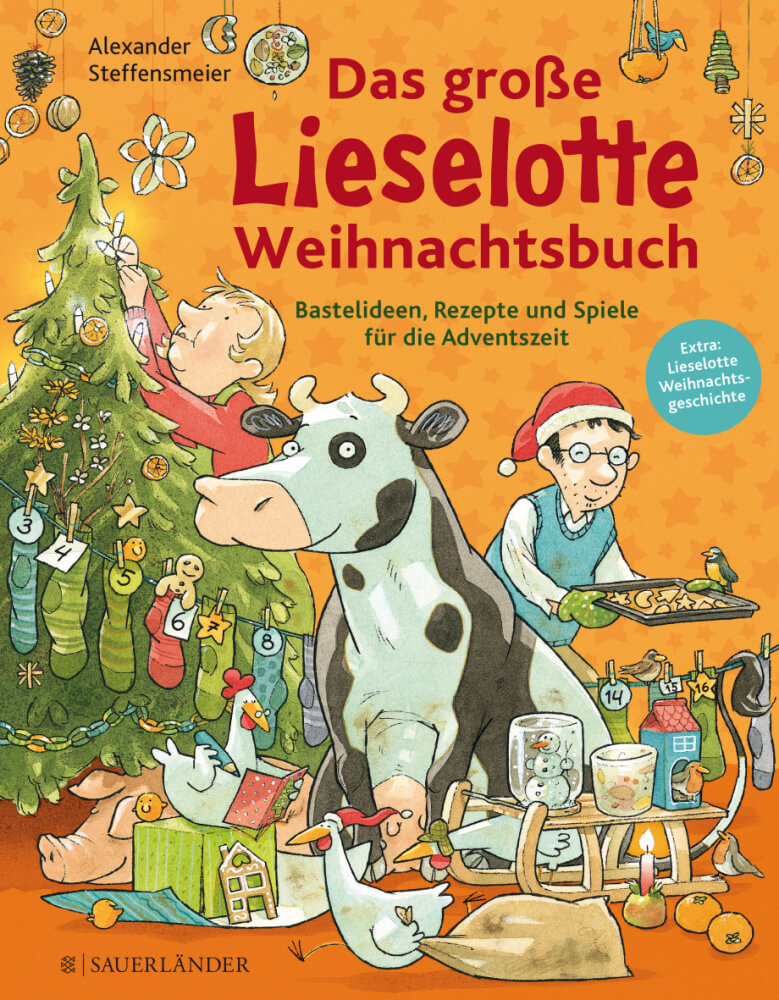 Weihnachtsbuch Mit der Kuh Lieselotte durch die Weihnachtszeit